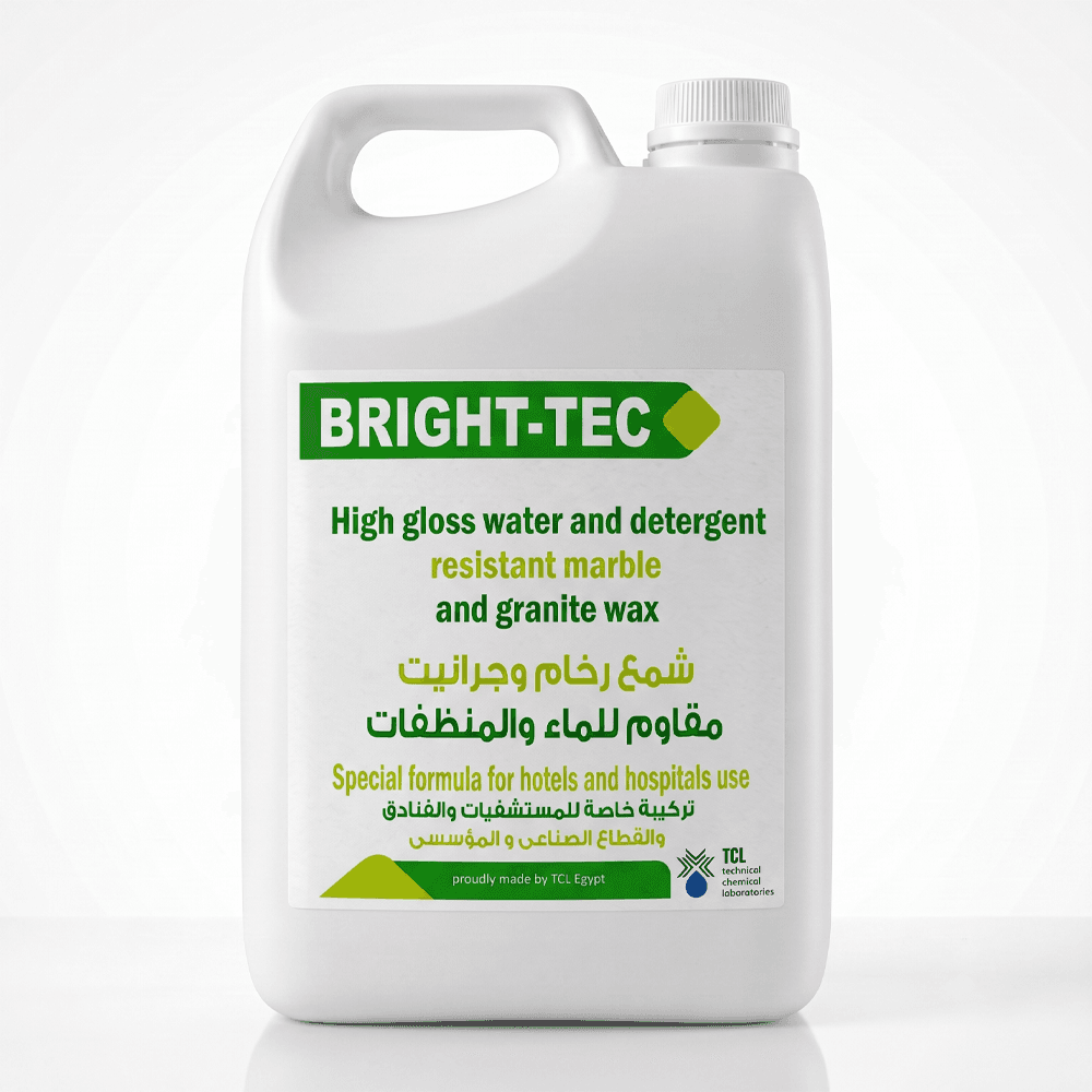 BRIGHT-TEC Water and Detergent Resistant Marble and Granite Wax - 5L